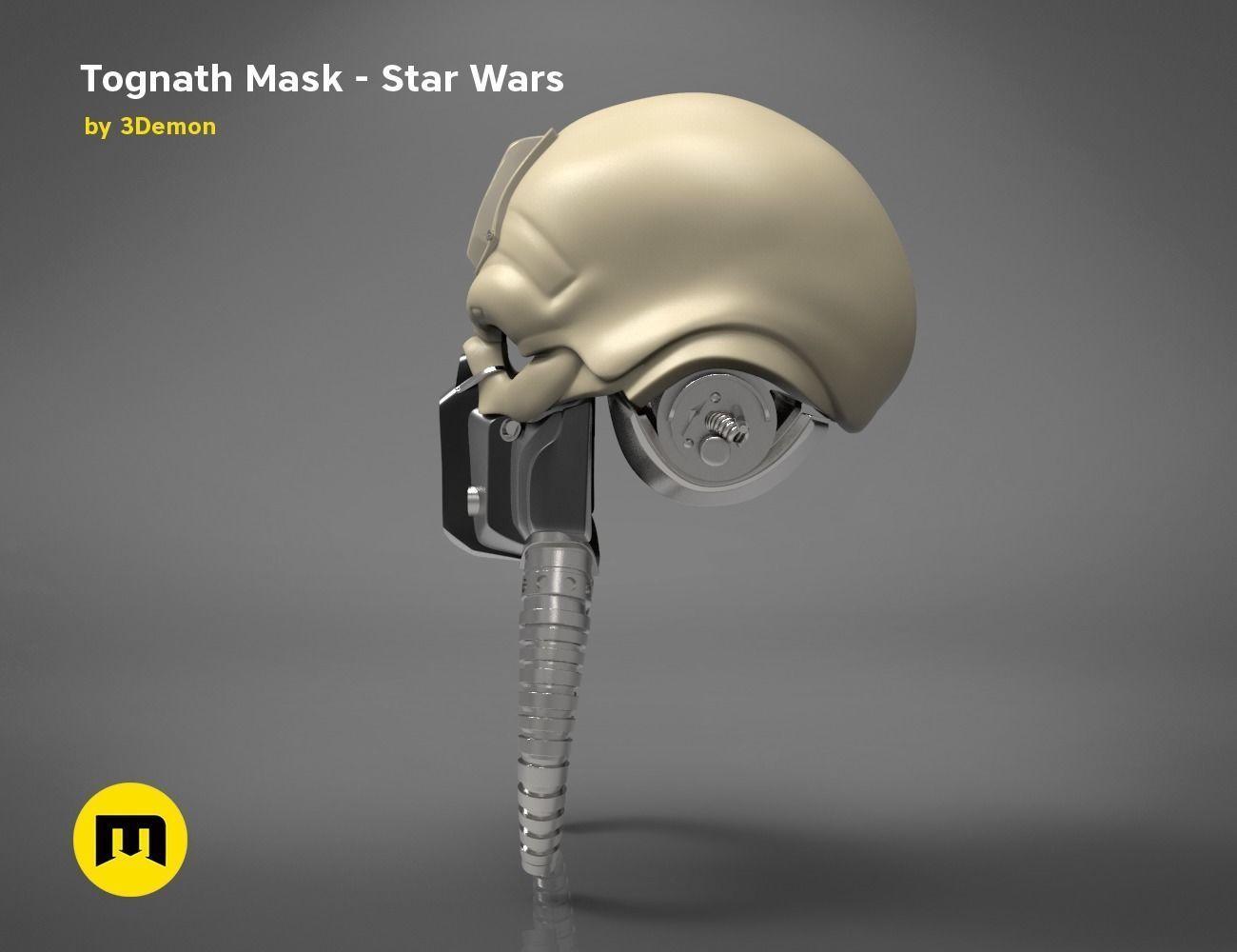 Tognath Mask  Star Wars 3D print model_8