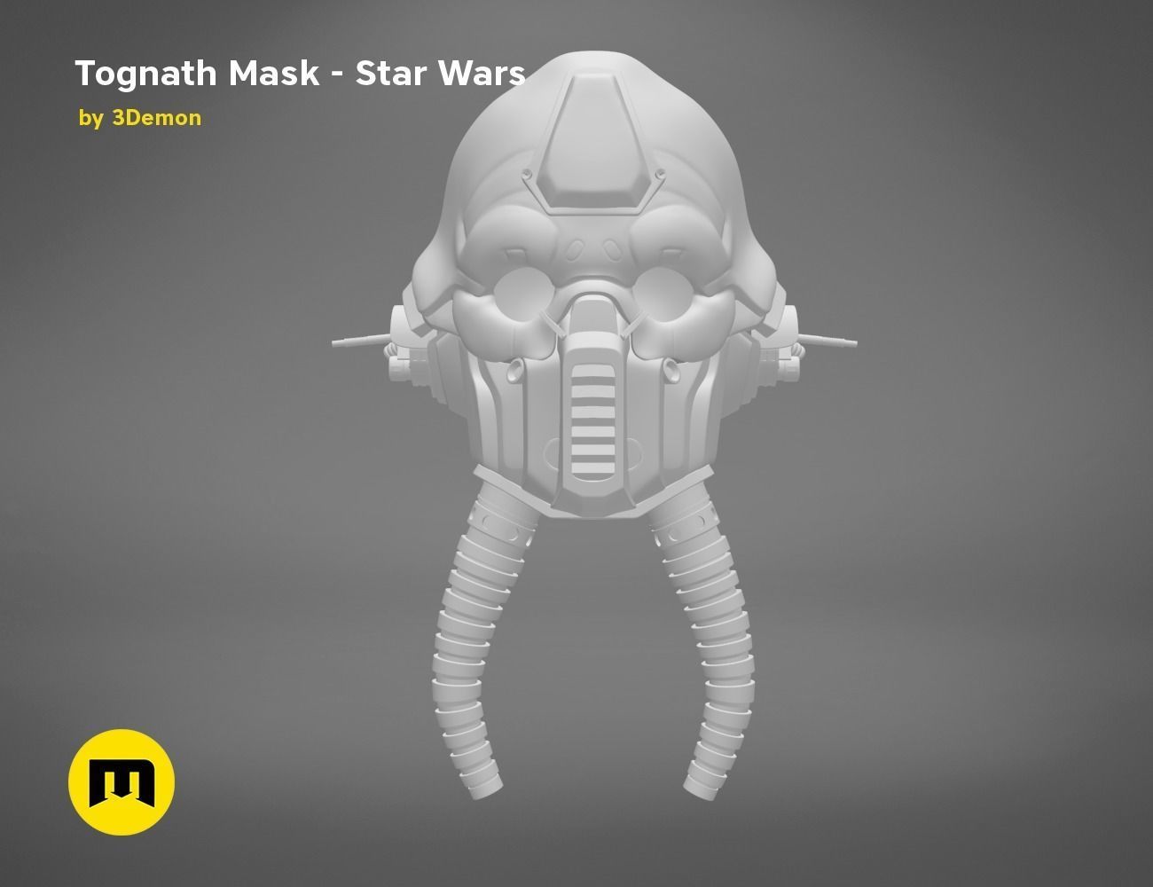 Tognath Mask  Star Wars 3D print model_13
