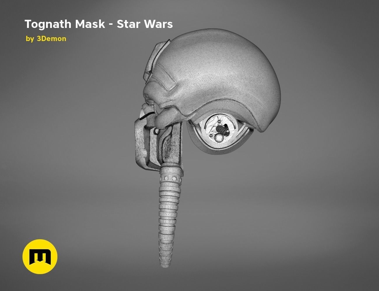 Tognath Mask  Star Wars 3D print model_21