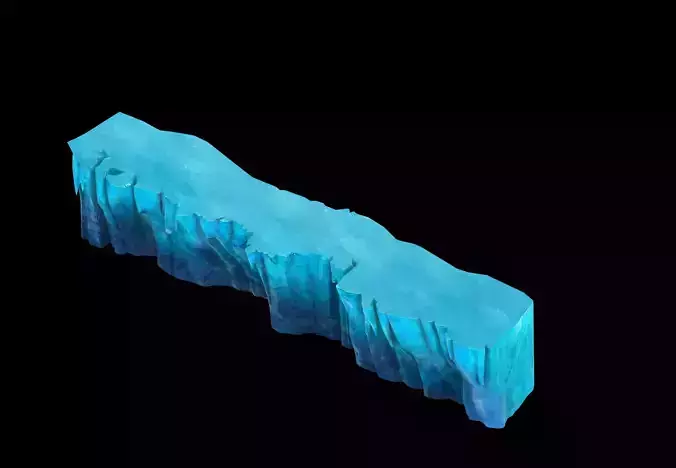 Game Model - snow - cliff 002 01