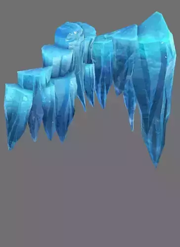 Game Model - snow - cliff 02 01
