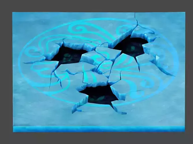 Game Model - snow - ice cave 01