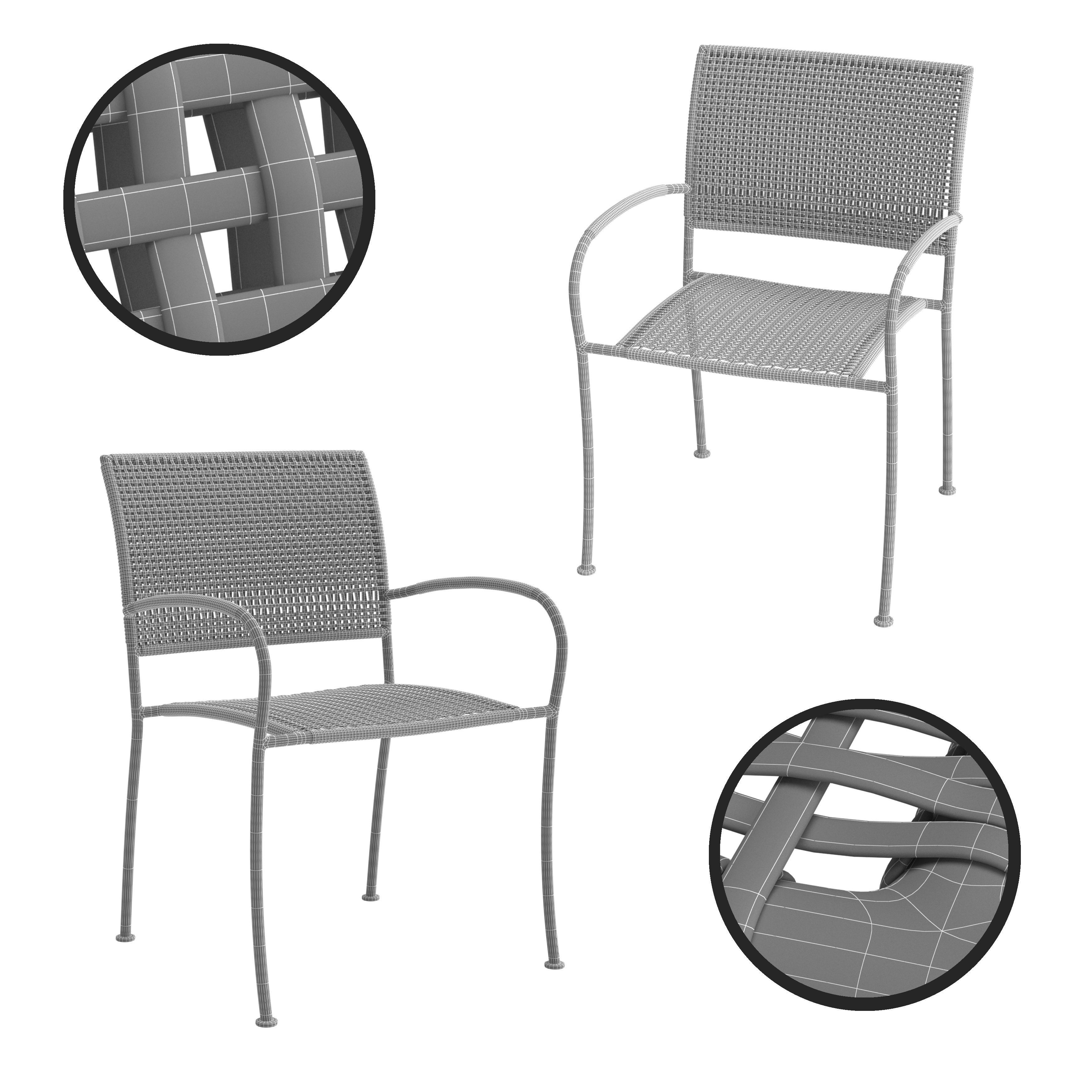 LACKO Armchair 3D model_6