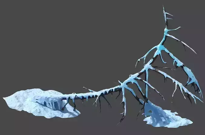 Game Model - snow - ice with maple 02 01