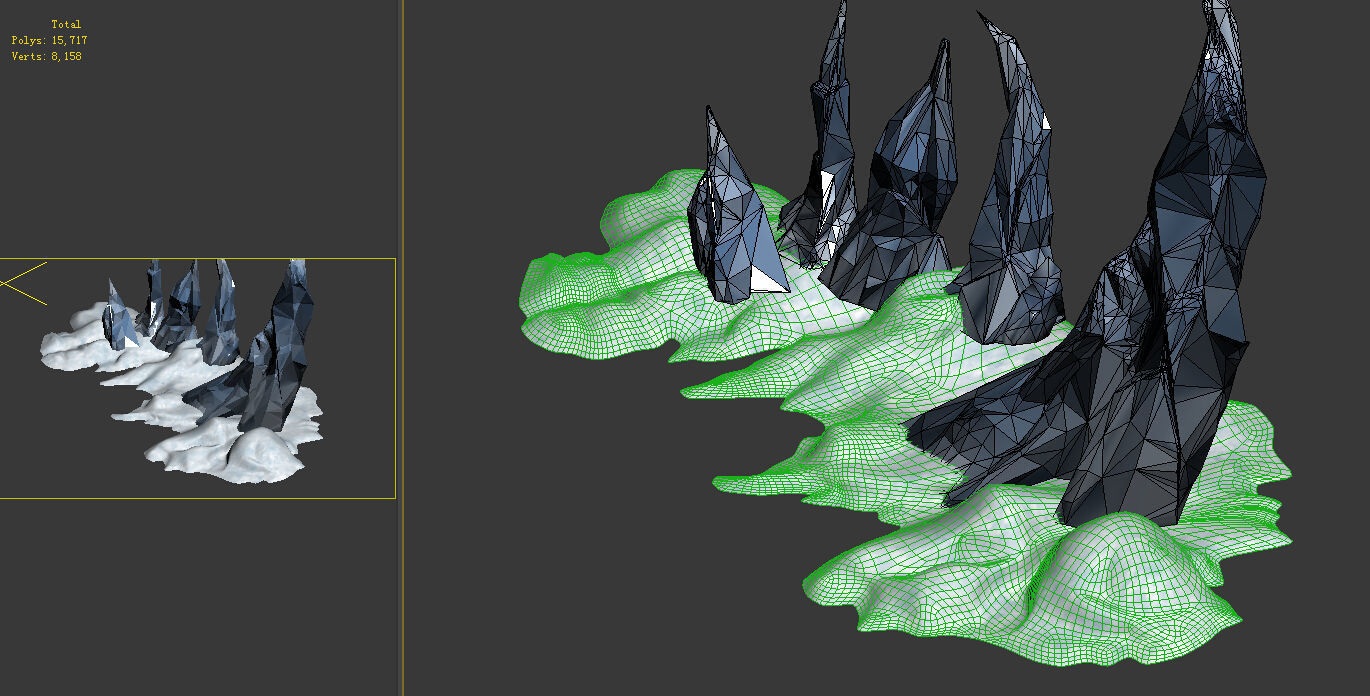 l - snow - near the entrance picks 03 fanglike 01 3D model_1