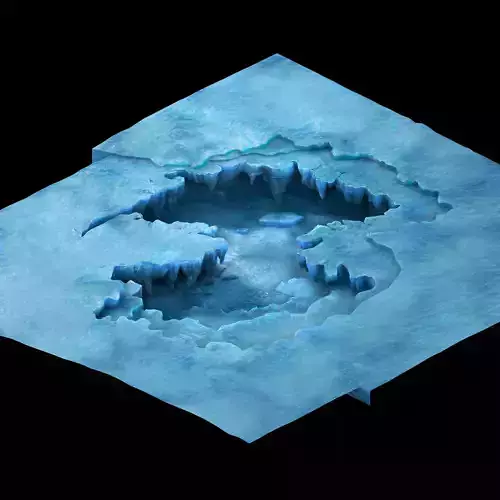 Game Model - snow - the ice puddle 01