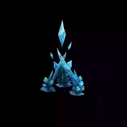 Game Model - snow - the ice spar Coral 01