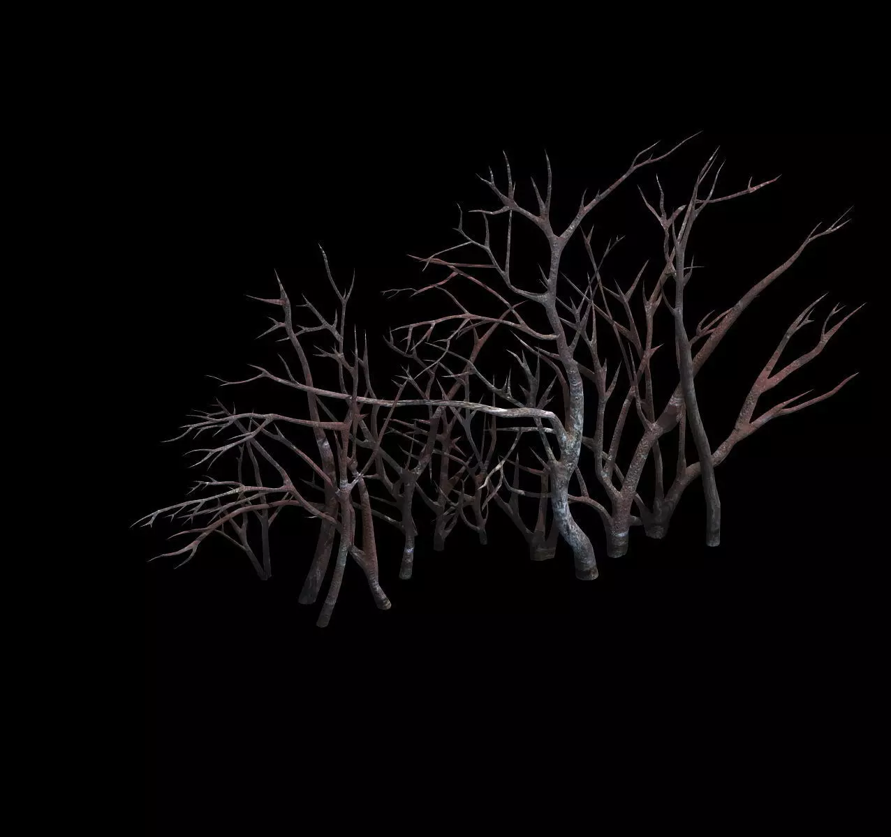 Game Model - snow - vegetation 01 3D model_0