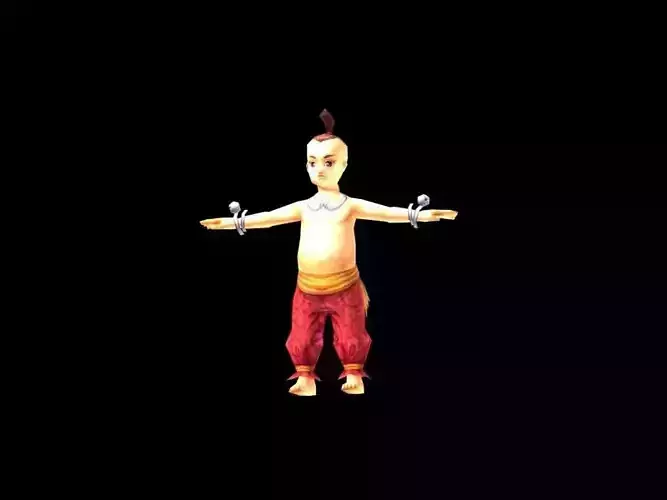 Model - Taoist comprehension characters - boy 01