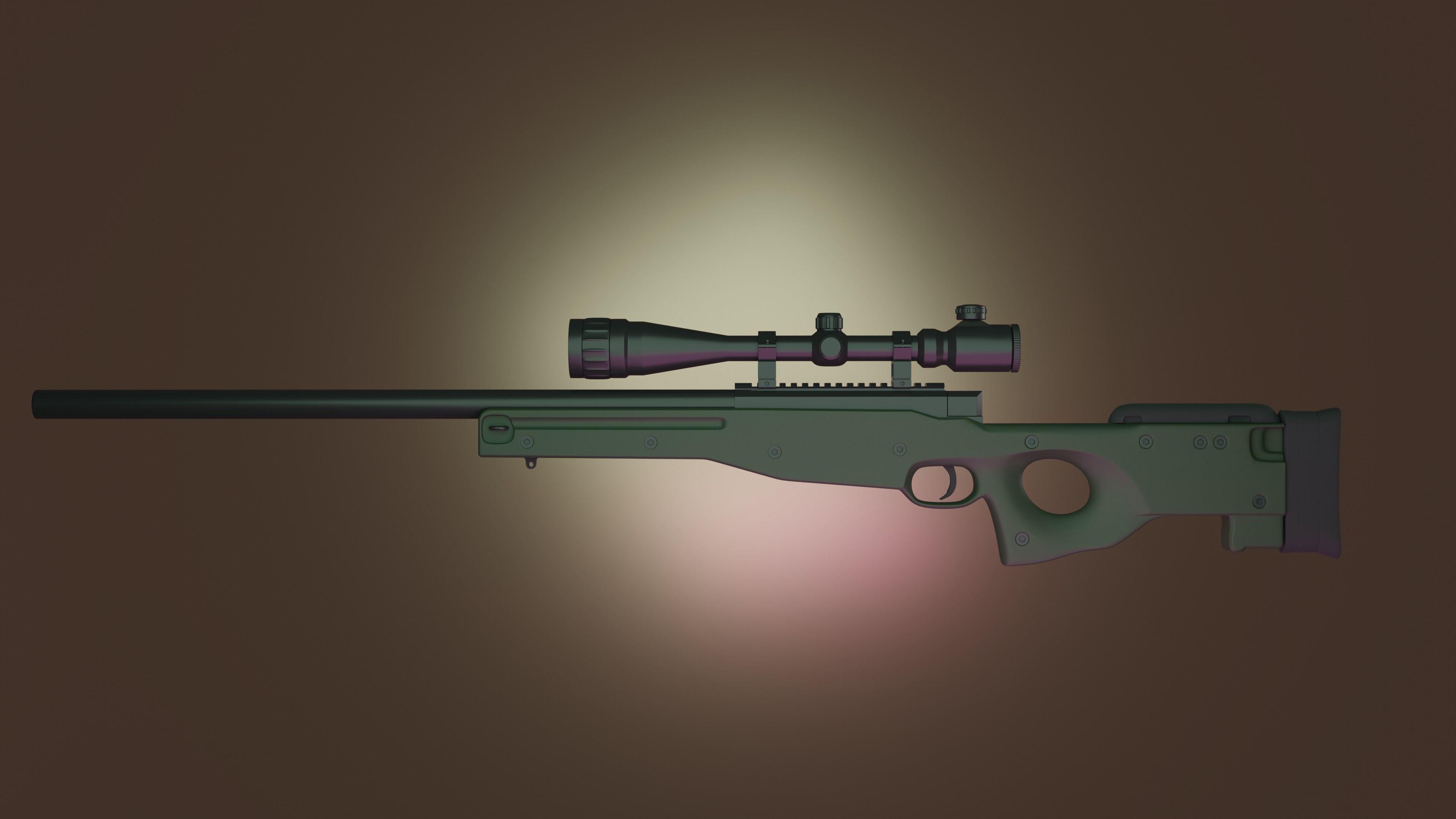 L96A3 3D model_1