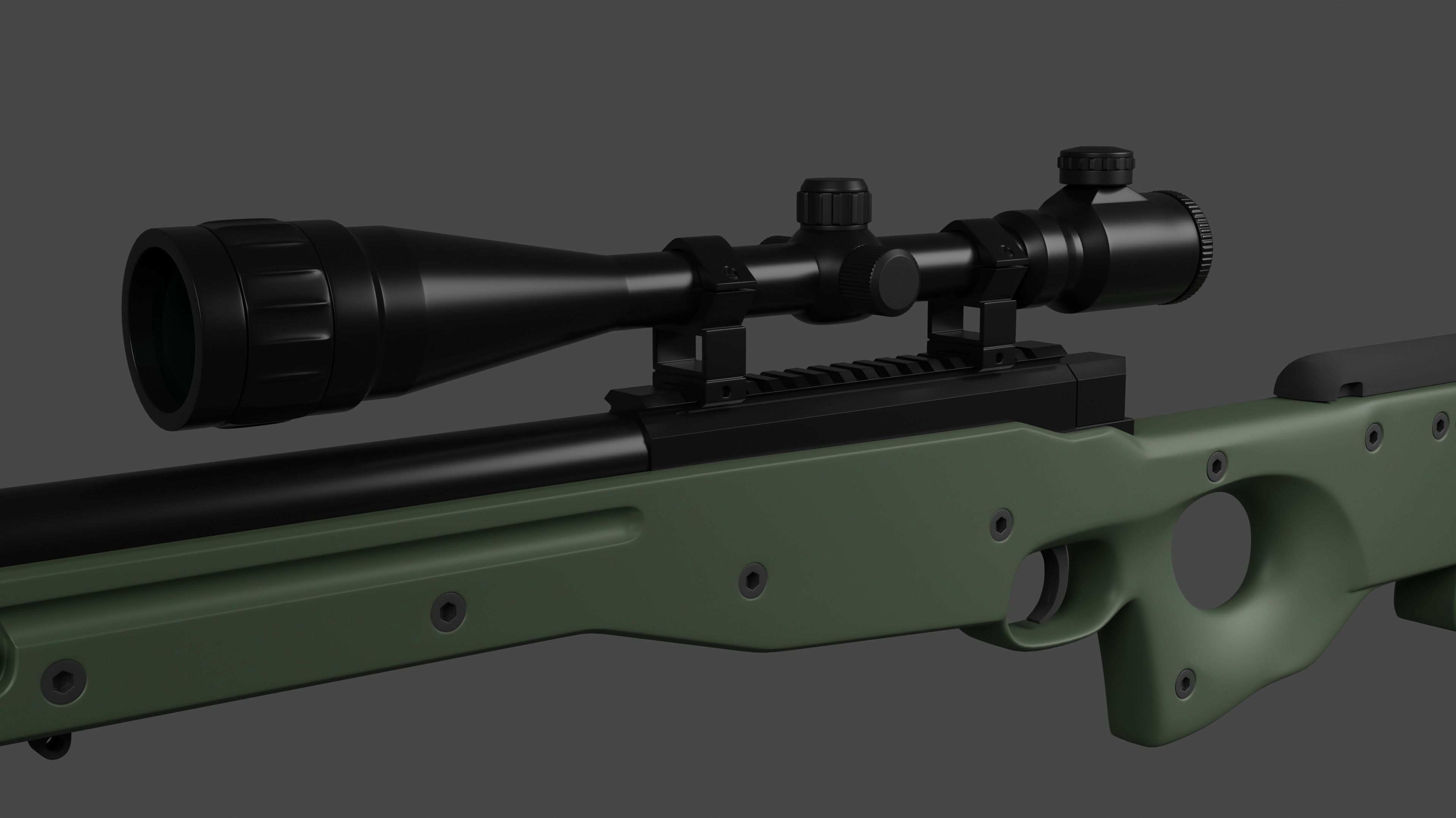 L96A3 3D model_2