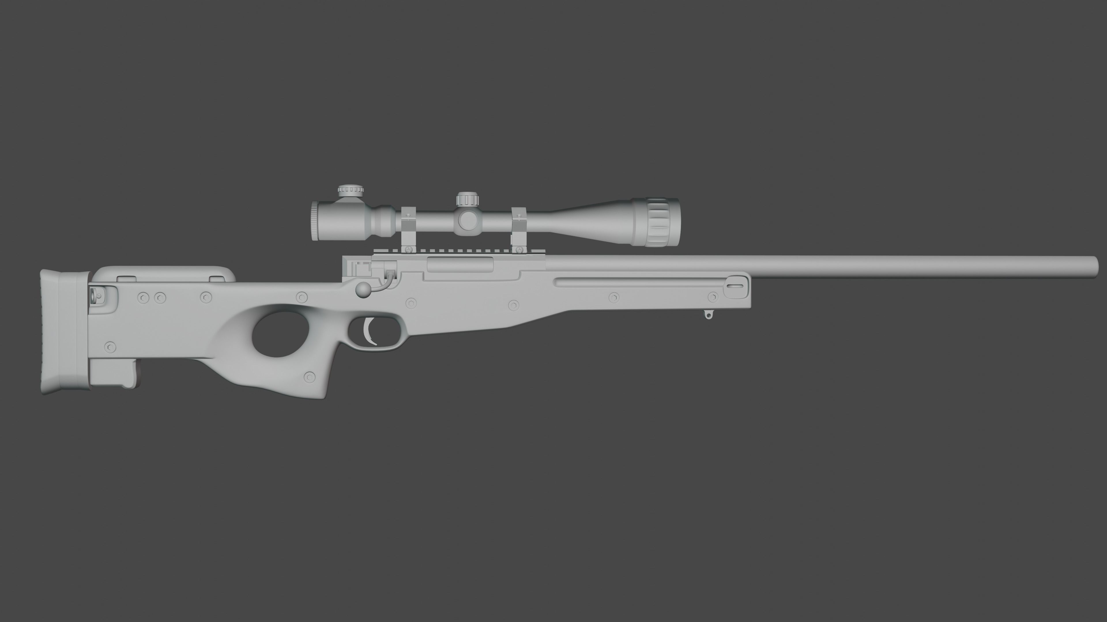 L96A3 3D model_4