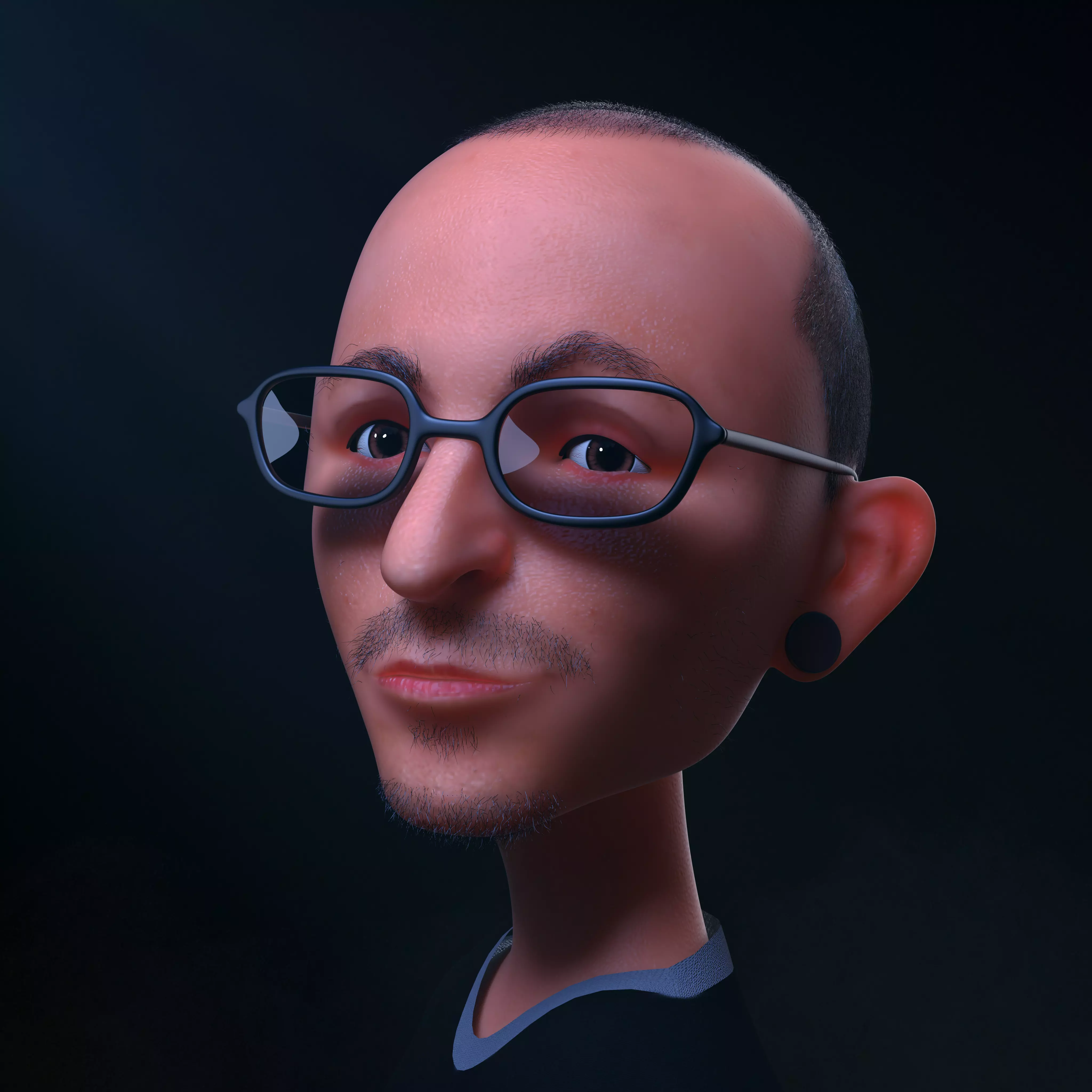 Chester Bennington 3D model