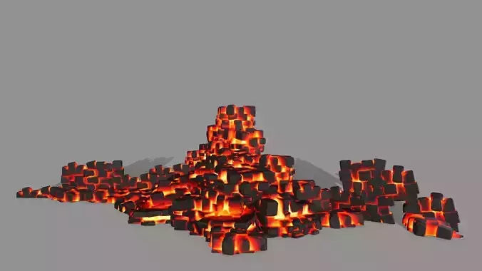 Stone Set piece of fire