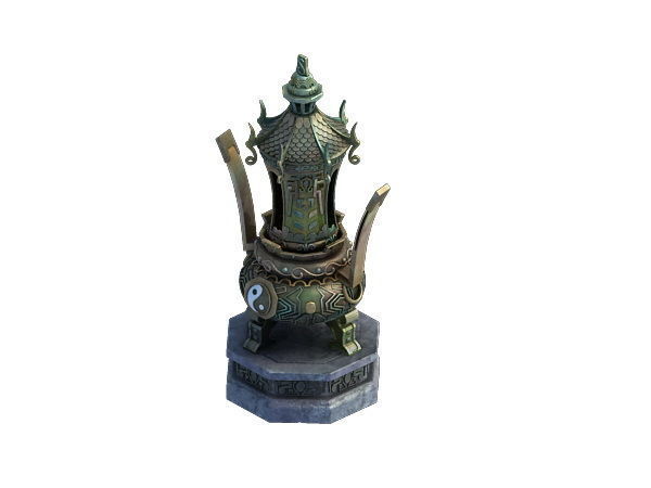 - incense burner stove large decorative stove 01 3D model_2