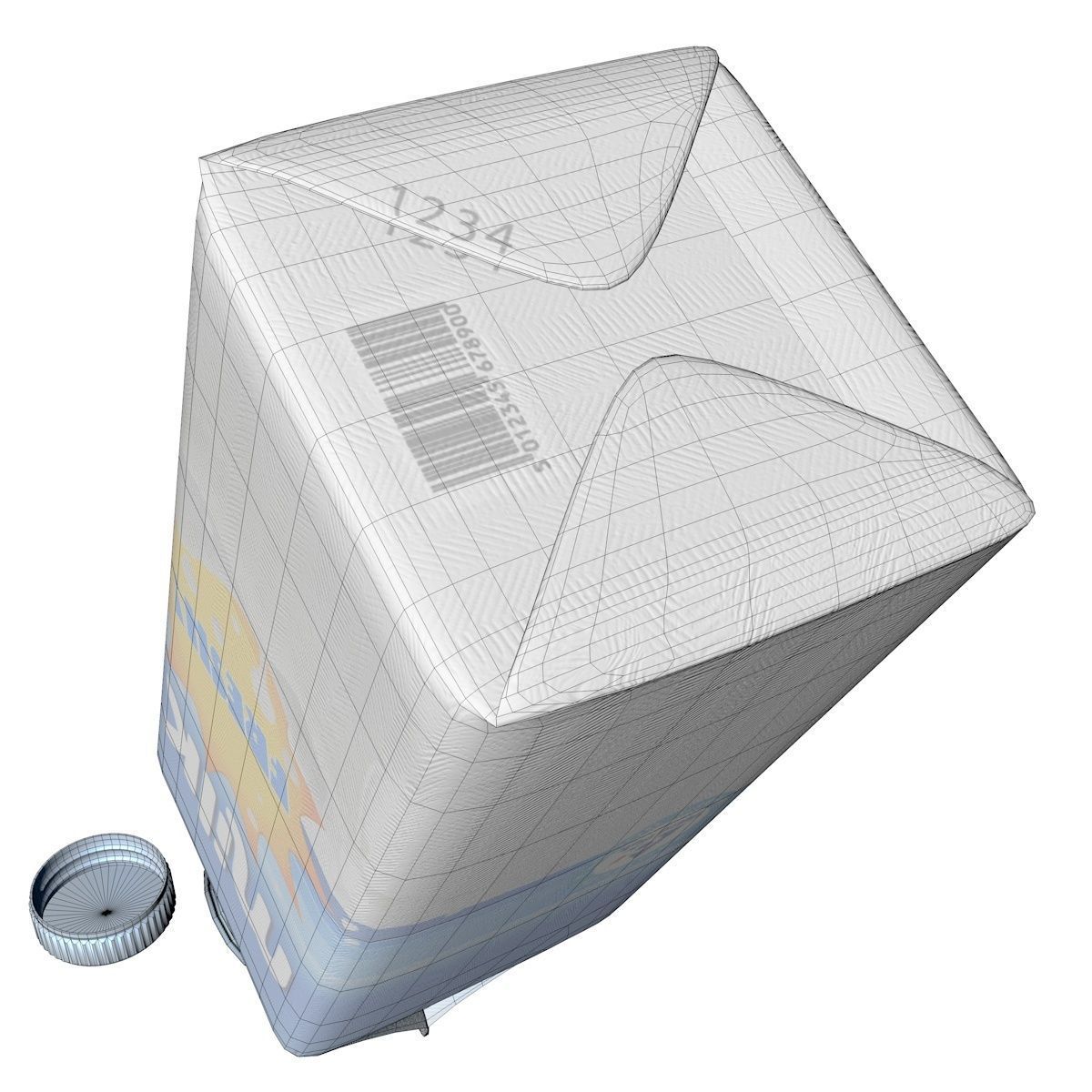  Milk Carton 3D model_7