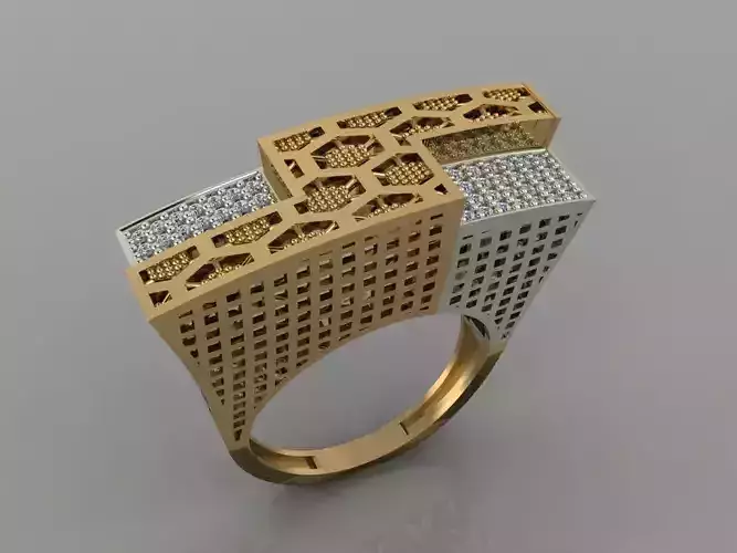 GC GOLD T178- Diamond solitarie gold ring