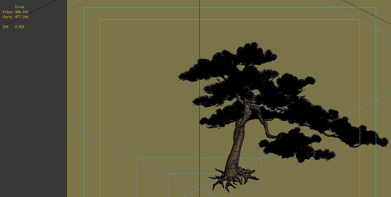 e Model - Taoist comprehension scene - Pine 06 01 3D model_8