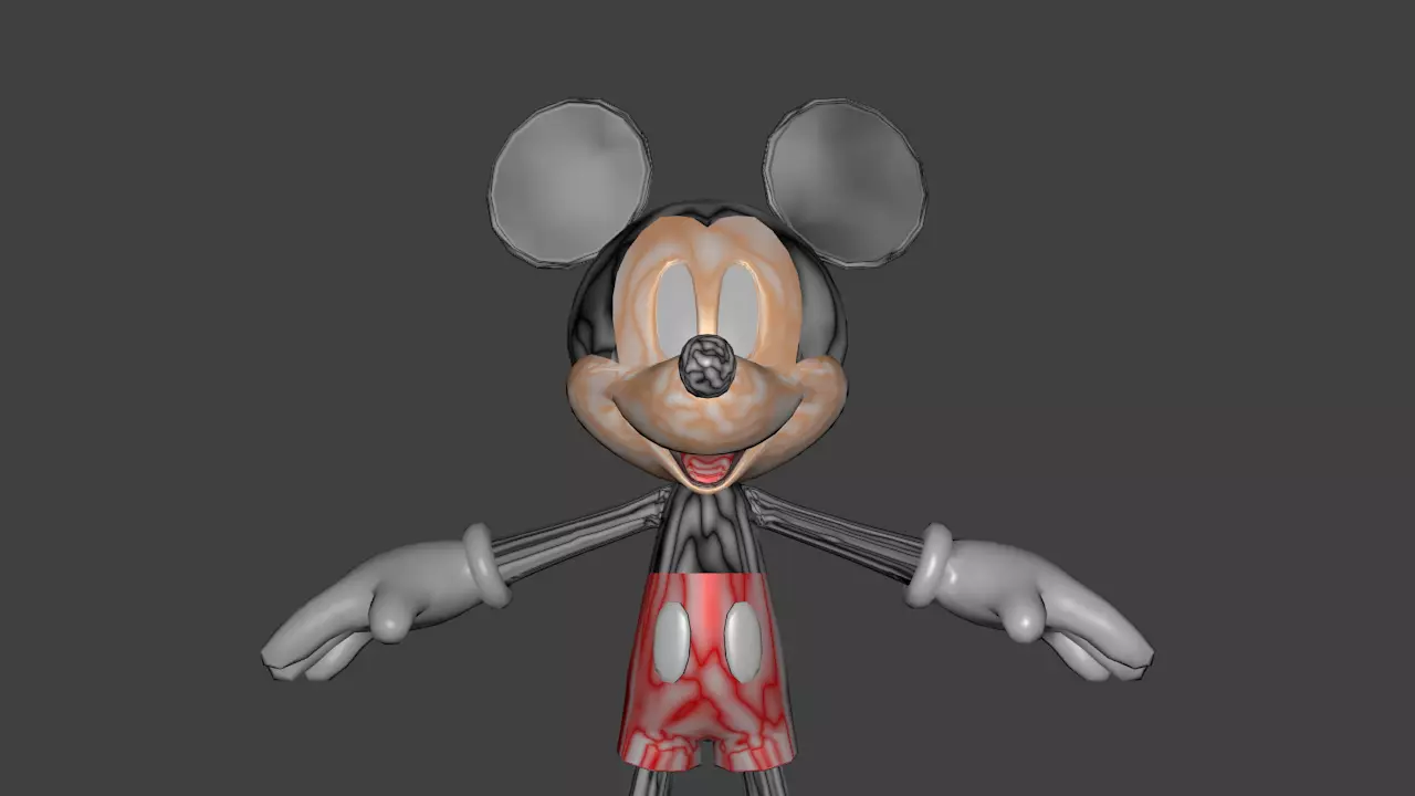abandoded mickey 3D model_0