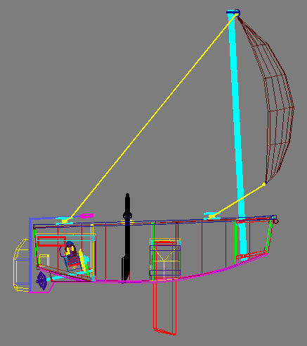 Multipurpose dinky dinghy 3D model_7
