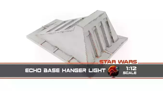 Star Wars Echo Base Hangar light Free 3D print model