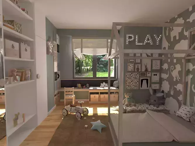 Children room 3D model