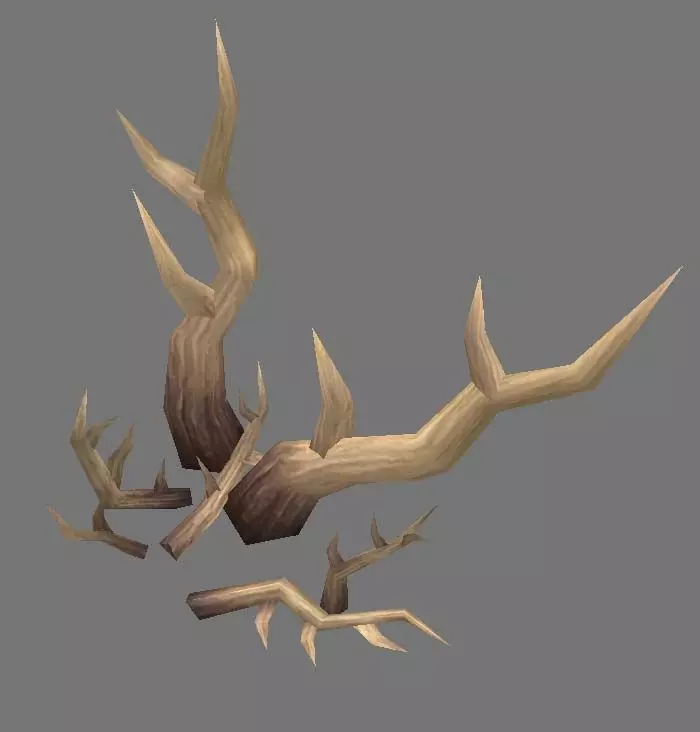 Game Model Arena - antlers  Weapon Rack 01 3D model_0