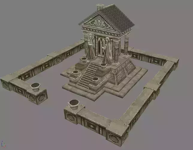 Game Model Arena - Ares temple 01