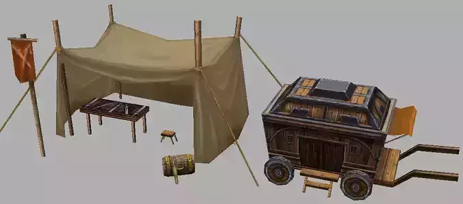 Game Model Arena - arms peddler car 01