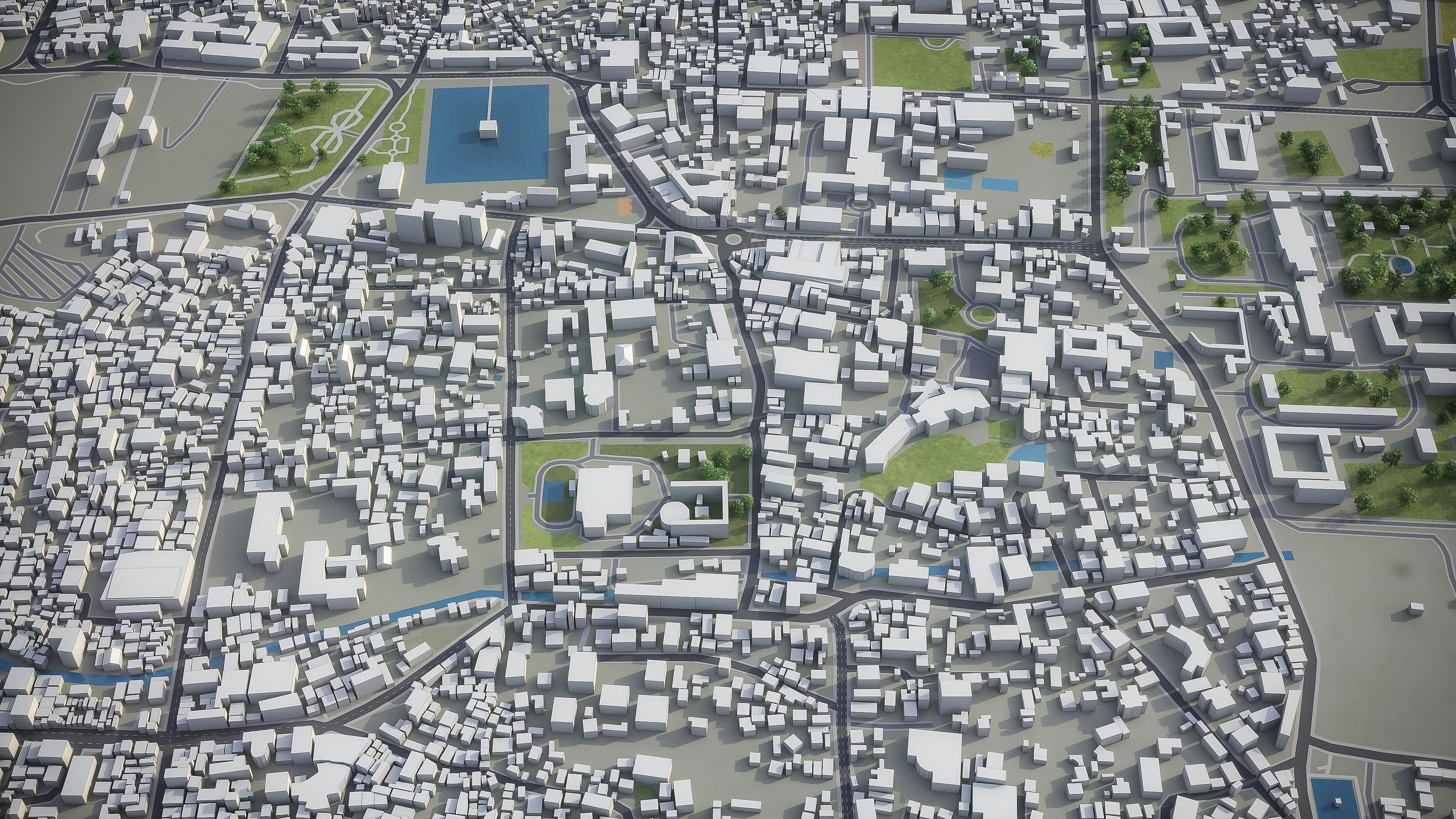 Kathmandu - 3D City Model Low-poly 3D model_11