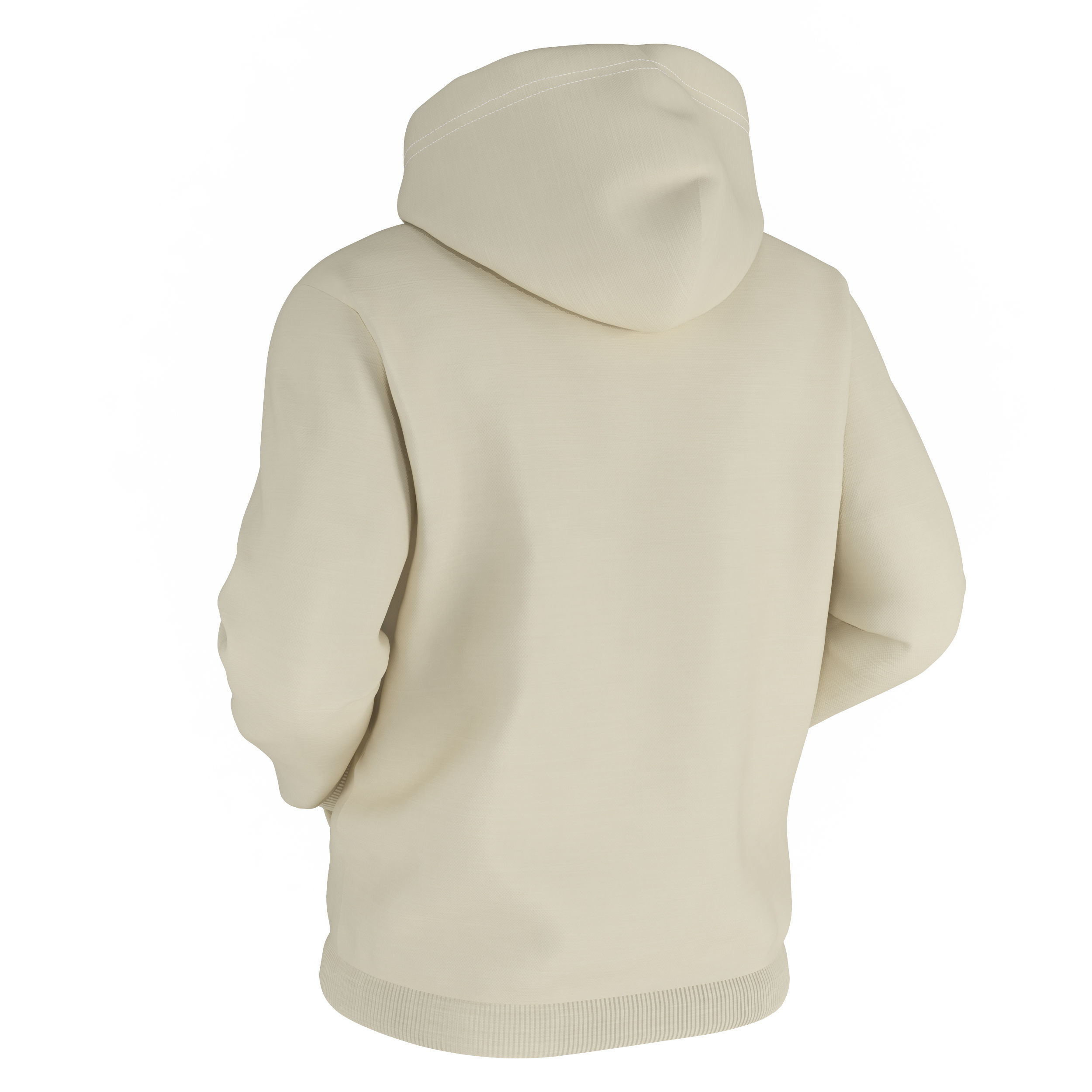 Hoodie 3D Model mockup 3D model_4