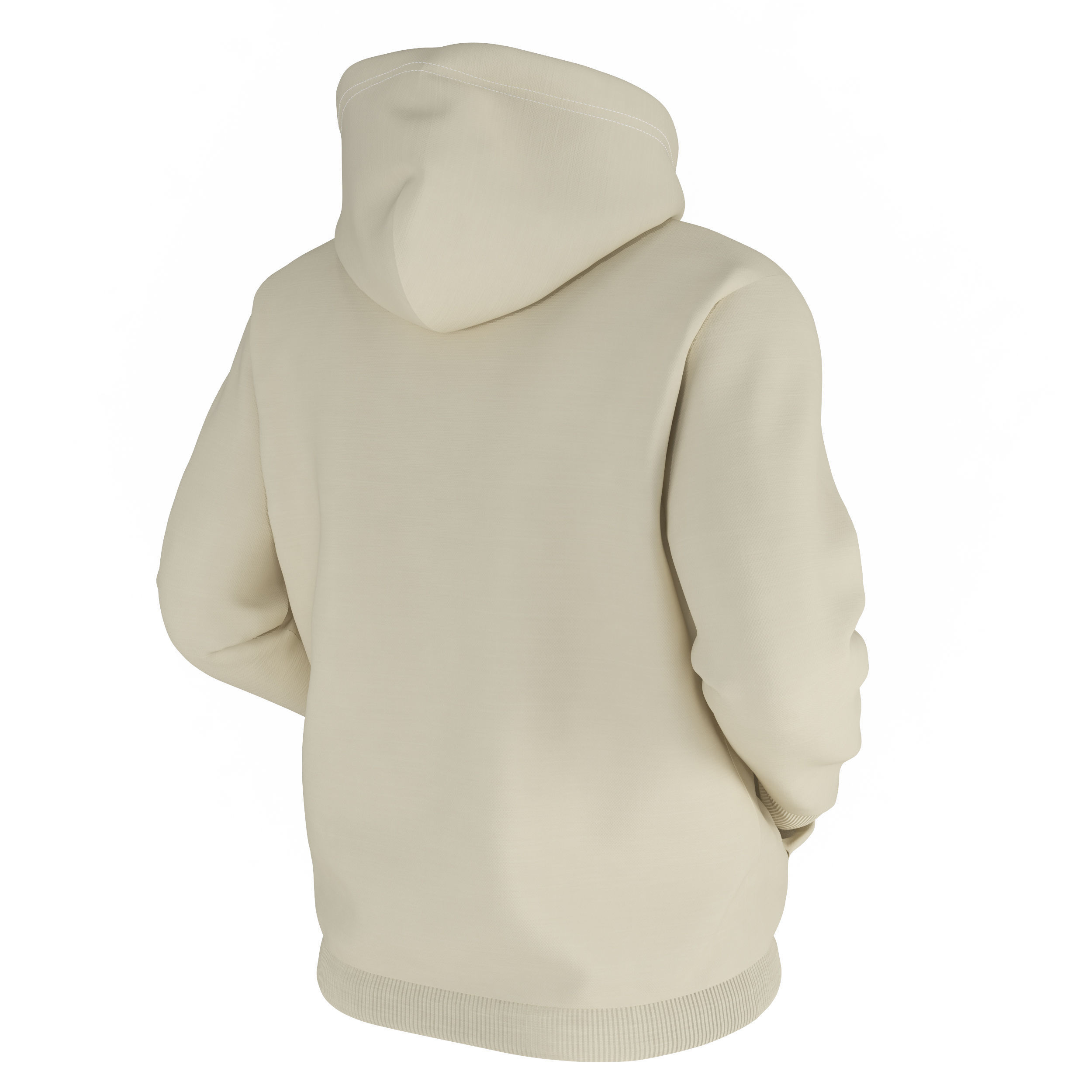 Hoodie 3D Model mockup 3D model_5