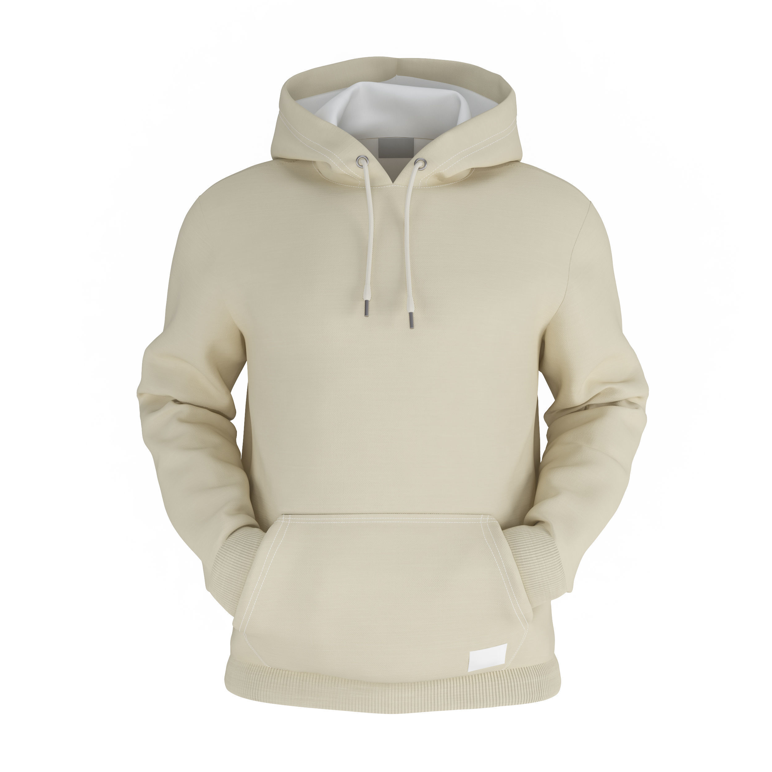 Hoodie 3D Model mockup 3D model_1