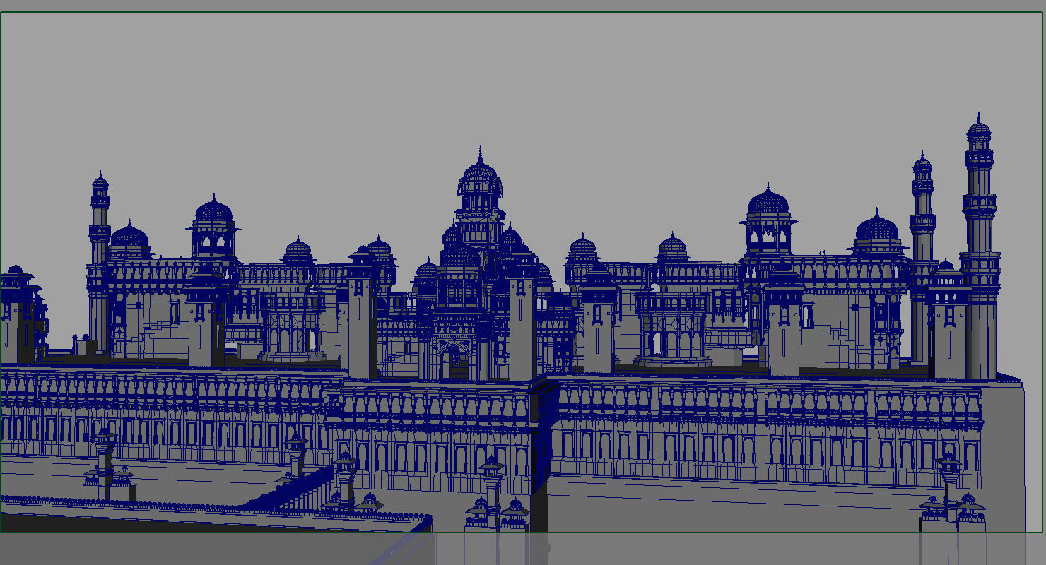 fort 3d model indian city 3D model_6