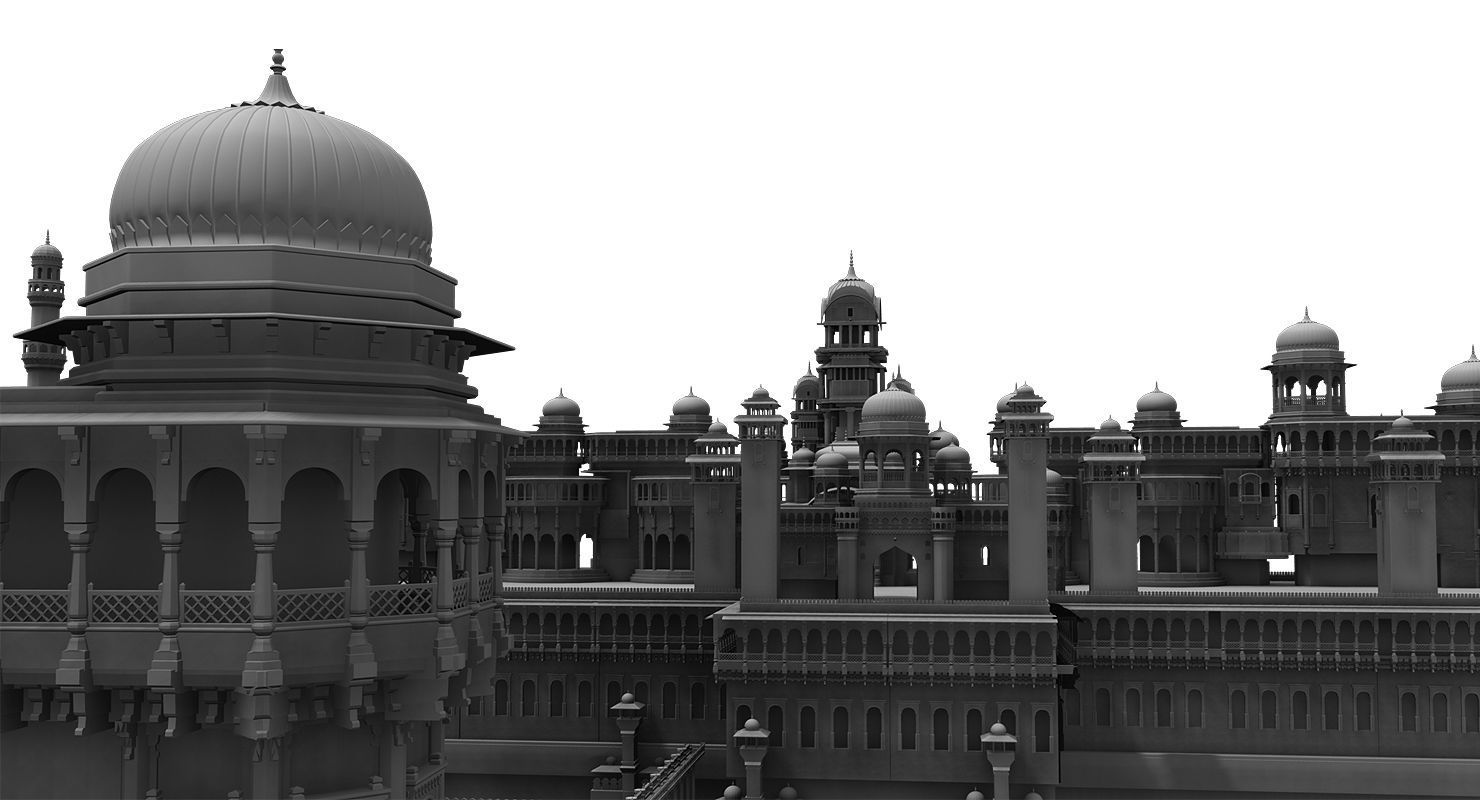 fort 3d model indian city 3D model_18