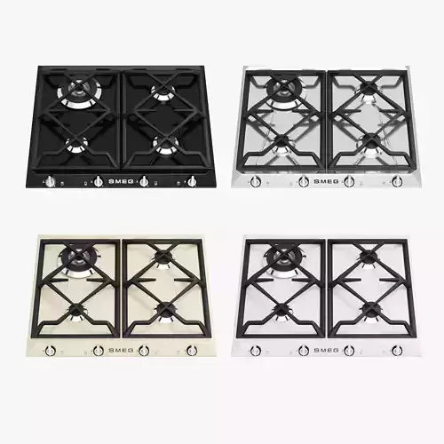 SMEG Cooktops  01 3D model