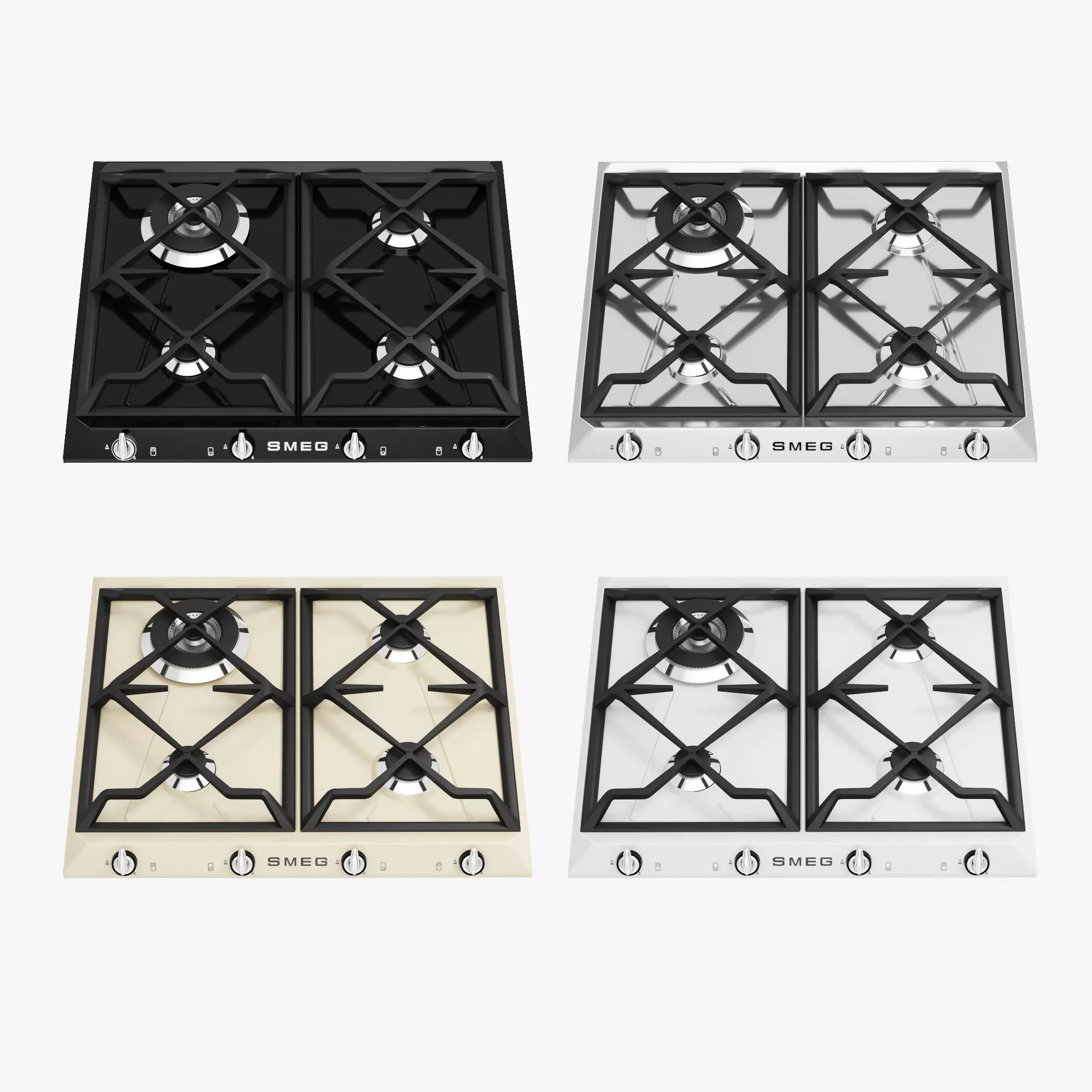 SMEG Cooktops  01 3D model_0