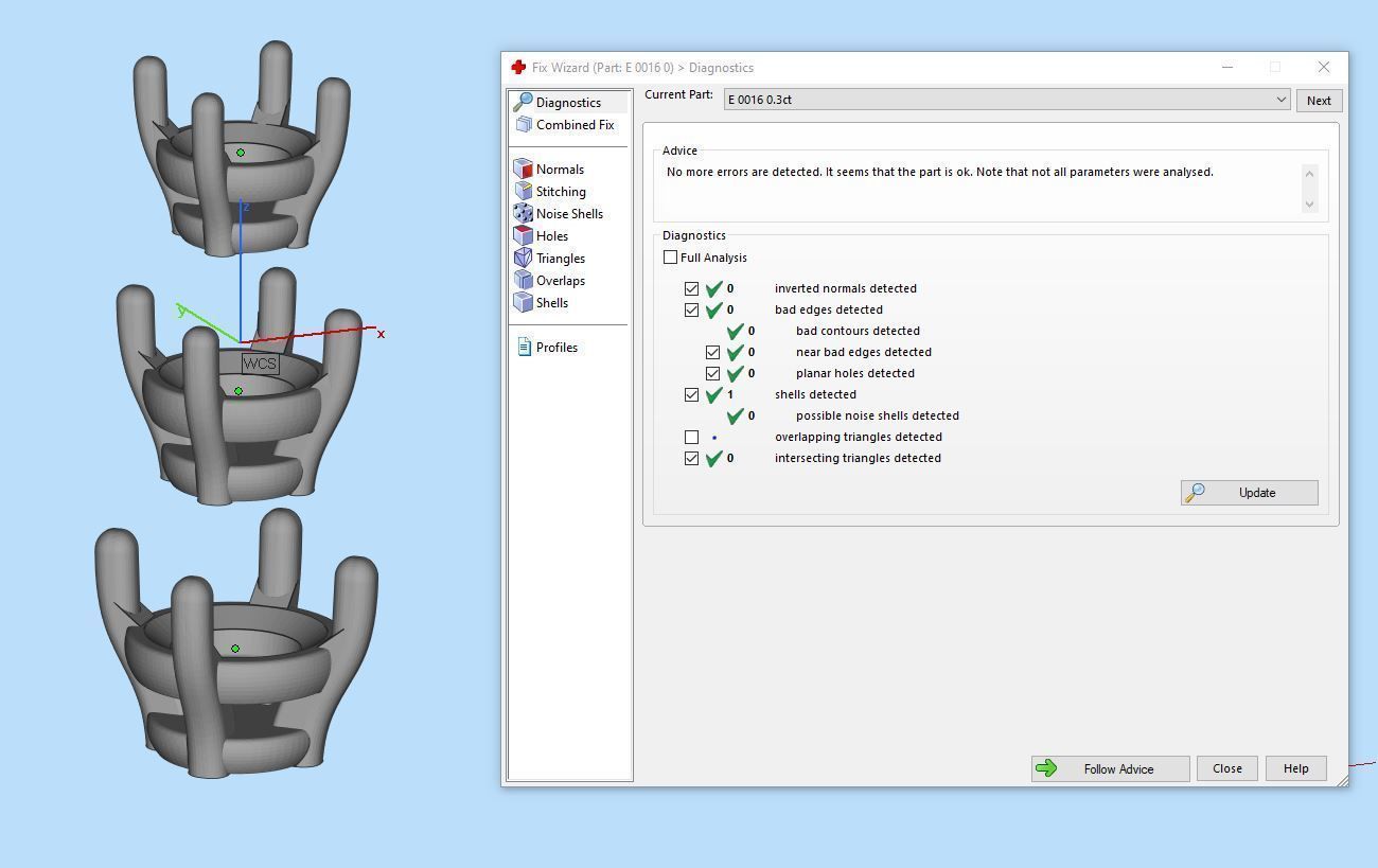Jewelry Earring Studs 3 sizes of stone classic 3D print model_7