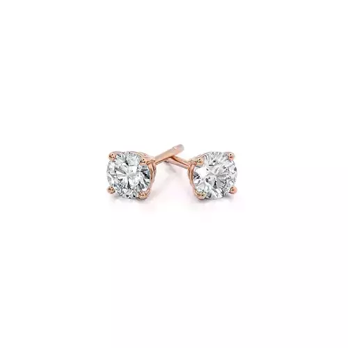 Jewelry Earring Studs 3 sizes of stone classic 3D print model