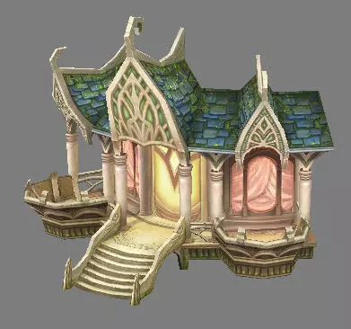 Arena - Boise - Elf Cottage  light elves  -03 01 3D model_0