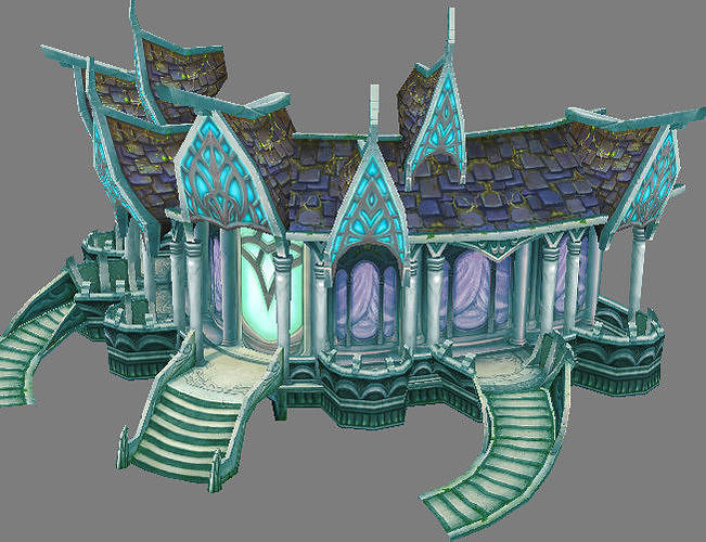 Model Arena - Boise - Elf House  Dark Elf  02 01 3D model