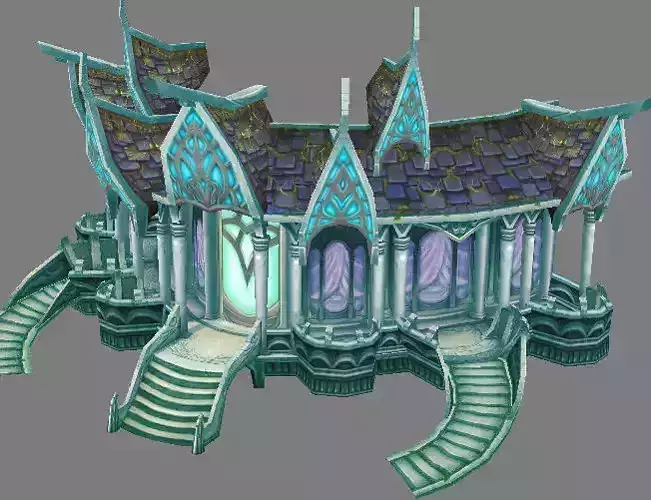 Model Arena - Boise - Elf House  Dark Elf  02 01 3D model