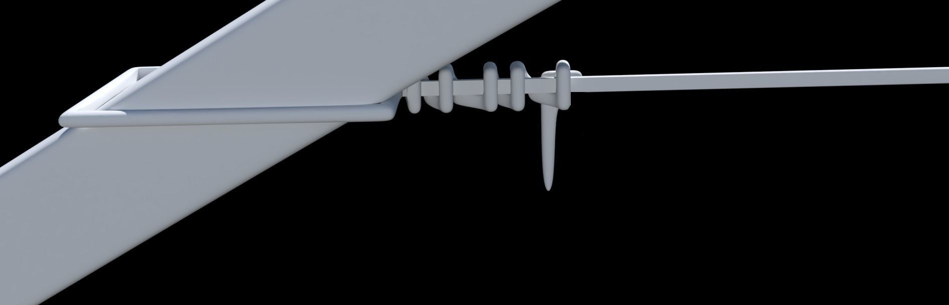 Otzi Bow 3D model_7