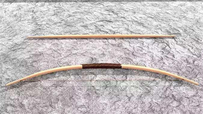 Otzi Bow 3D model
