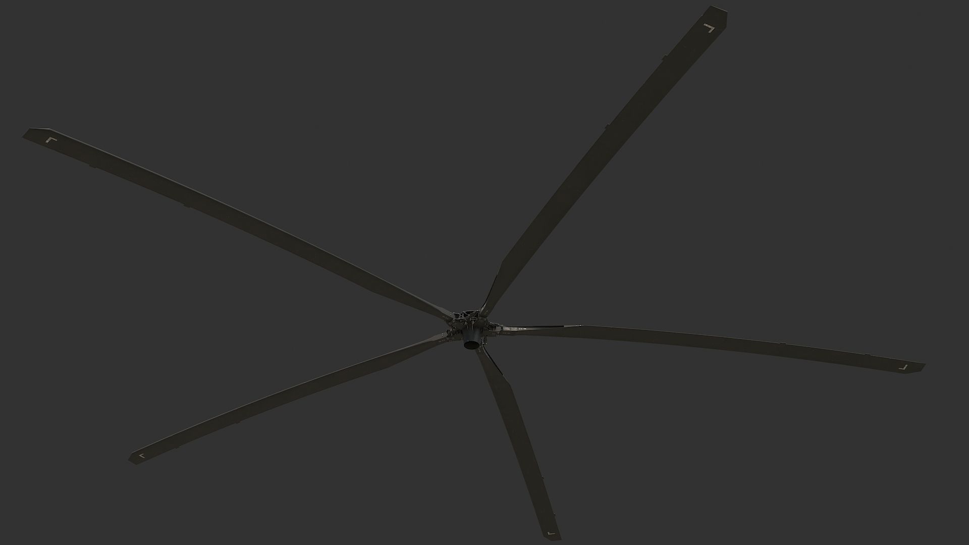 Main Rotor T 129 Atak Helicopter 3D model_5