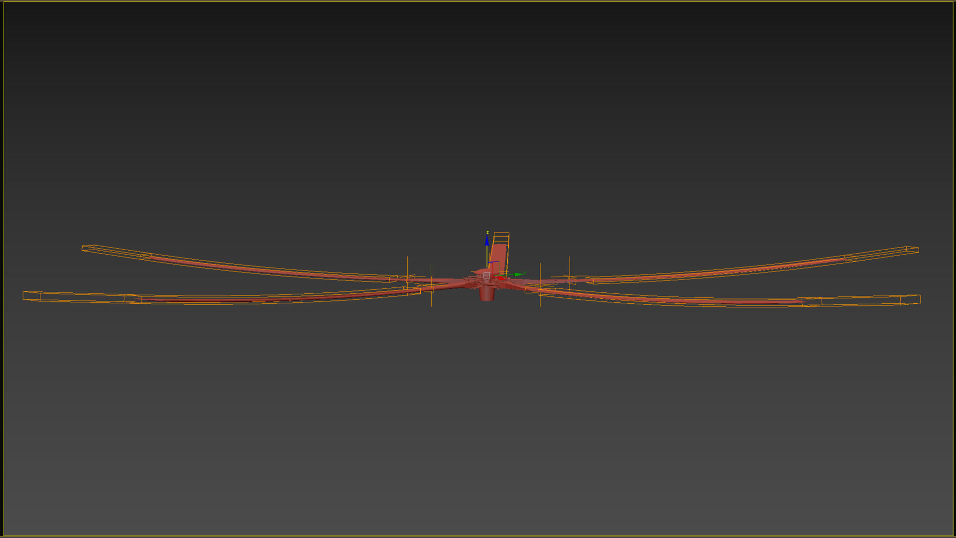 Main Rotor T 129 Atak Helicopter 3D model_11