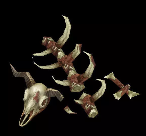 Game Model Arena - bucolic - Bone 01 01 3D model_0