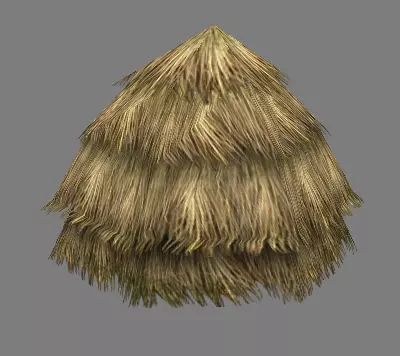 Game Model Arena - bucolic - Haystack 01 01 3D model