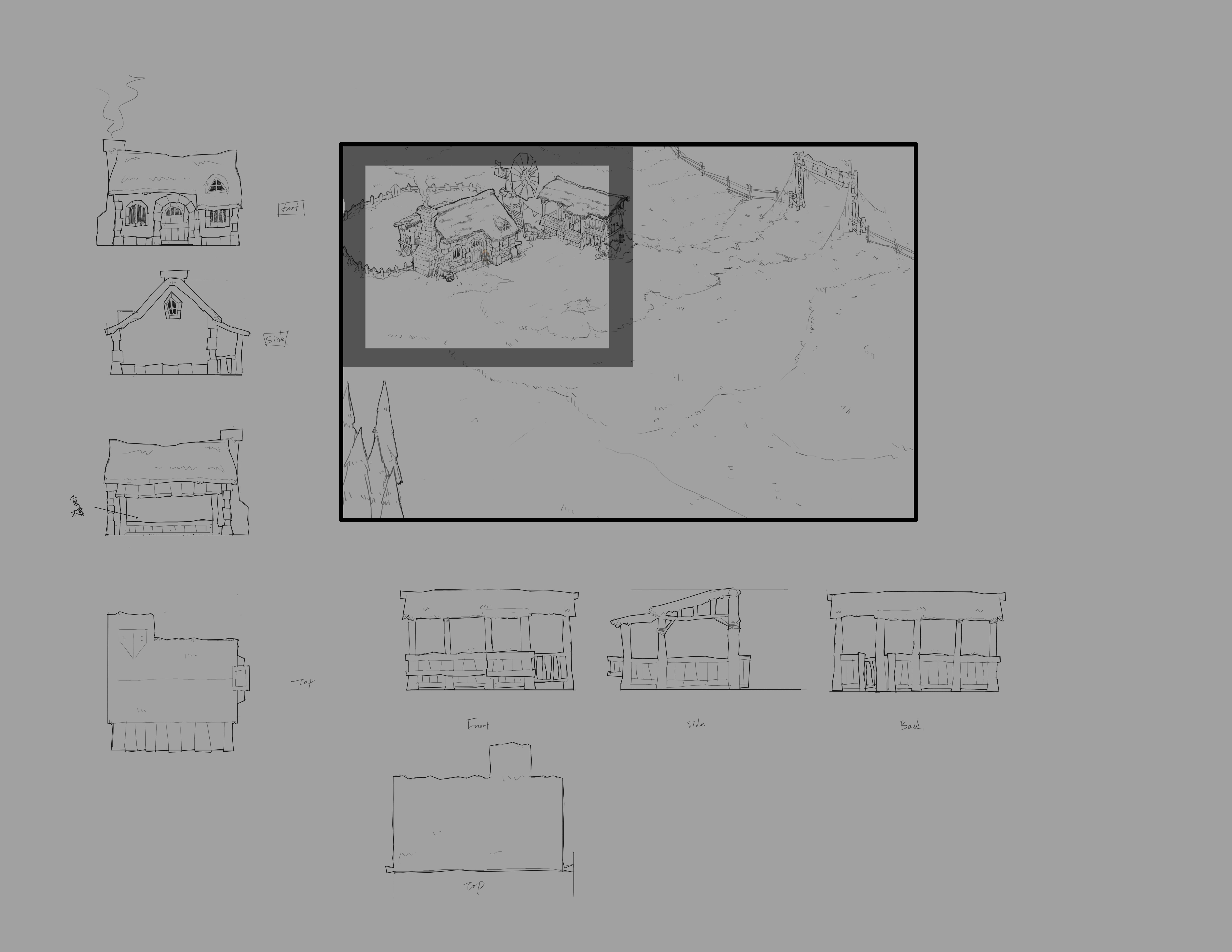 Game Model Arena - bucolic - Sky Ranch 3 01 3D model_2