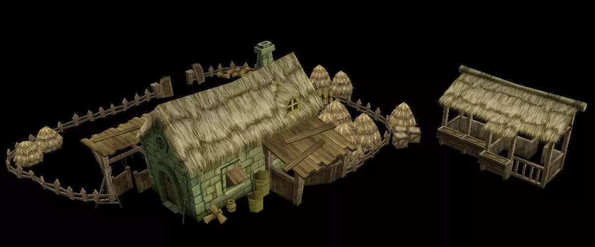 Game Model Arena - bucolic - Sky Ranch 3 01 3D model_0